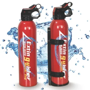 Mizuki Dog Fire Extinguisher for Home with Mount, 6-in-1 Small Fire Extinguisher for Vehicle, Applicable to A, B, C, K Fire Category Water-Based Fire Extinguisher (2-Pack) 2 PACK