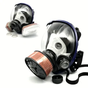 1pc 27in1 8100 Full Face Gas Mask, Chemical Biological Radioactive Contamination Gas Mask, Respirator Filter Radiation Dustproof Respirator