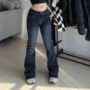 Honet - Low Waist Boot Cut Jeans - Image 4