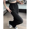 Jaqmine - High Rise Plain Wide Leg Suit Pants (Various Designs) - Image 4