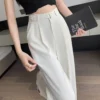 Jaqmine - High Rise Plain Wide Leg Suit Pants (Various Designs) - Image 12