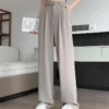 Jaqmine - High Rise Plain Wide Leg Suit Pants (Various Designs) - Image 17