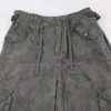 Puffie - Low Rise Camo Print Wide Leg Cargo Pants - Image 7