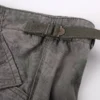 Puffie - Low Rise Camo Print Wide Leg Cargo Pants - Image 9