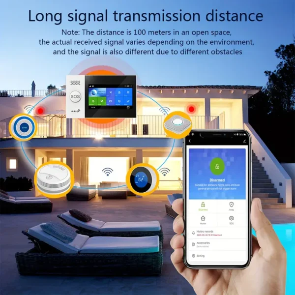 WiFi+GSM/4G Home Smart Alarm Security System Kit - Image 3