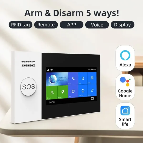 WiFi+GSM/4G Home Smart Alarm Security System Kit - Image 13