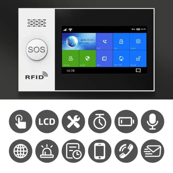 WiFi+GSM/4G Home Smart Alarm Security System Kit - Image 14