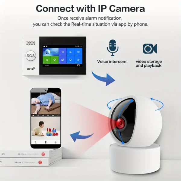 WiFi+GSM/4G Home Smart Alarm Security System Kit - Image 4