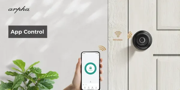 Arpha Smart Door Knob, Fingerprint/APP/Physical Key - Image 7