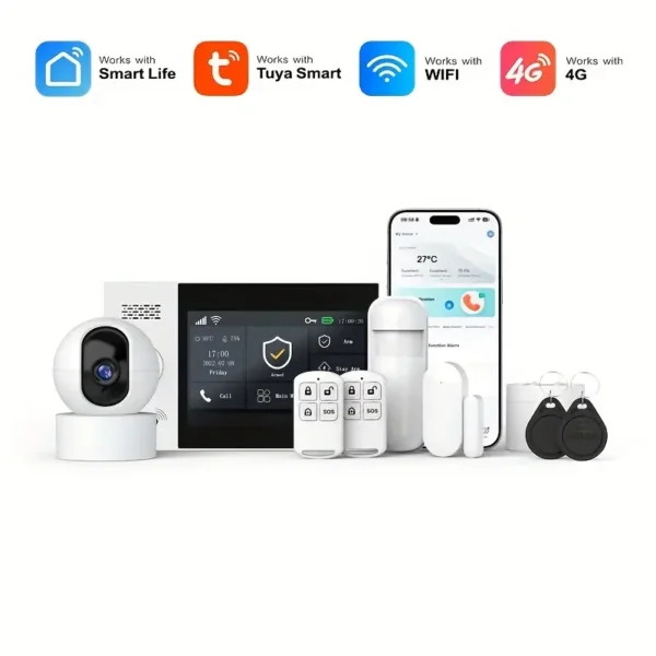 WiFi+GSM/4G Home Smart Alarm Security System Kit - Image 15